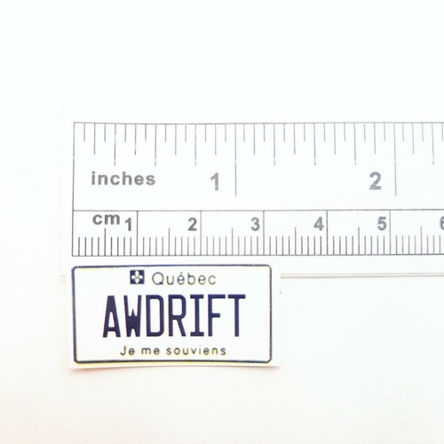 RC 1/10 License Plate Scale Sticker Decal Drift Car Onroad Body Licence Number - Picture 146 of 240