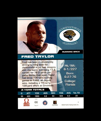 FRED TAYLOR FOOTBALL CARD YOU PICK YOUR CHOICE SEE SCANS ROOKIE INSERT NUMBERED - Picture 228 of 254