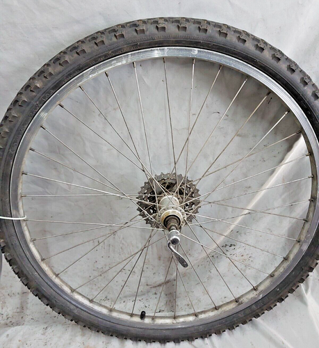 Shimano Altus Araya 26" Bike MTB Wheel Set 135/100mm 8 Speed Hyperglide ShipsUSA - Picture 3 of 21