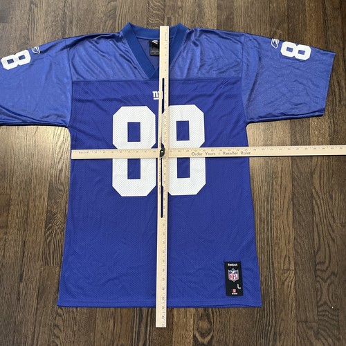 New York Giants Jersey Large Hakeem Nicks Mens Blue Reebok - Picture 7 of 7