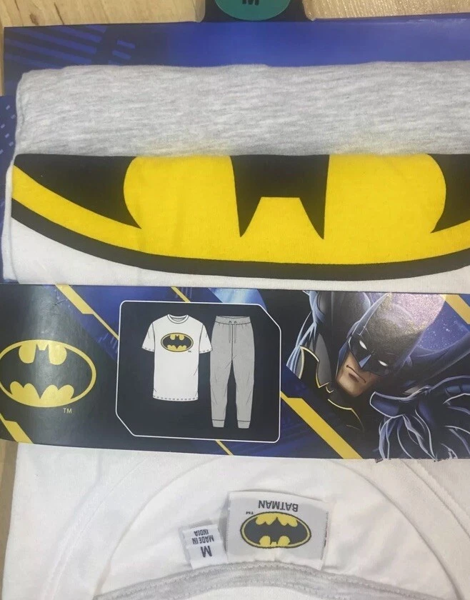 Men’s Batman Short Sleeve Long Leg Pyjama Cotton Rich - Different Sizes - Image 2 of 4