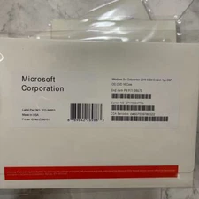 Microsoft Windows server 2019 datacenter 64Bit 16 Core License Key DVD&COA