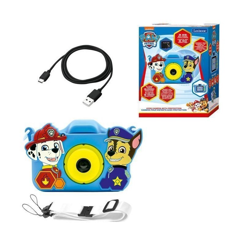 Camera pour enfants Pat' Patrouille pour sorties nature et vacances d'été