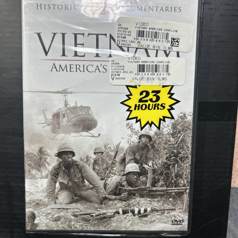 Vietnam: America's Conflict (DVD 2008 4 Disc Set) 23 Hours of Film Brand New 
