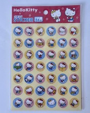 Hello Kitty Sanrio Kawaii Classic Red Theme Round Reward Stickers Set Of 84 NWT