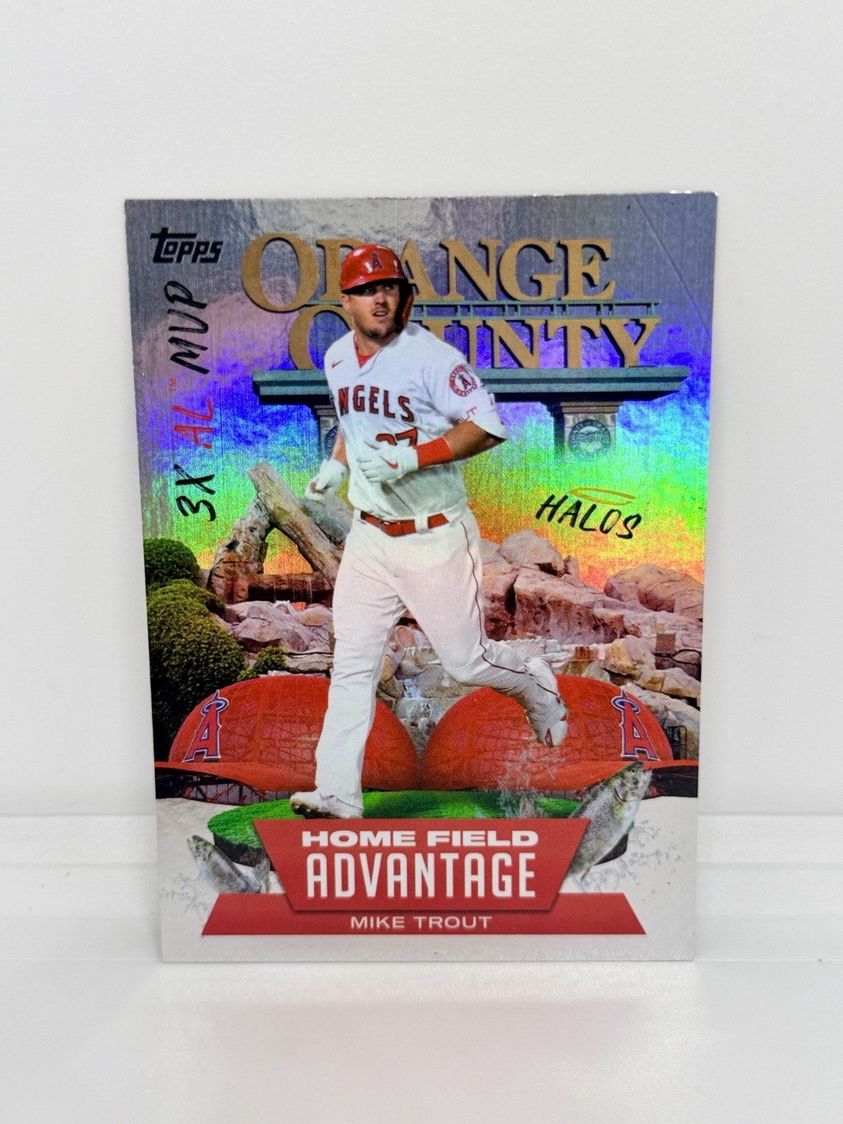 MIKE TROUT 2022 Topps Series 1 Home Field Advantage Los Angeles Angels #HA-5