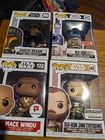 Star Wars Funko Lot ALL EXCLUSIVES Darth Revan Mace Windu R2D2 Qui-Gon Jinn