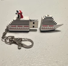 Carnival Cruise Lines USB Thumb Flash Drive Key Chain 8GB Ship
