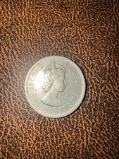 1960 Hong Kong One Dollar Queen Elizabeth II Lion Coin