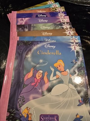 Disney Princess Storybook Library Set of 9 Hardcover Books 2005 NEW