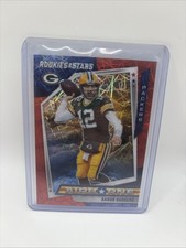2021 Panini Rookies & Stars - Airborne Aaron Rodgers #AB-7 Red Scope Prizm