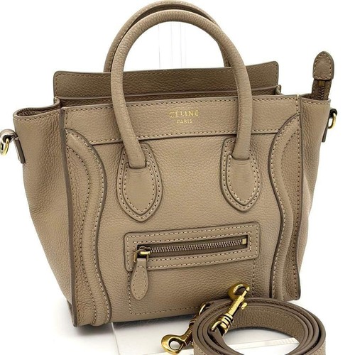 Celine Luggage Nano Shopper Shoulder Bag