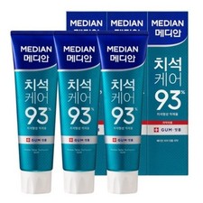 MEDIAN Dental IQ 93 Toothpaste 120g x 3EA Gum GREEN Amore Brand KOREA K-Health