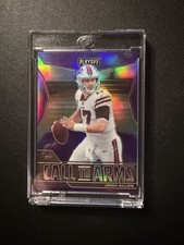2021 Panini Playoff - Call to Arms Josh Allen #CA-JAL Purple Prizm