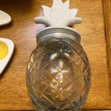 PINEAPPLE GLASS JAR with Ceramic Lid -Target
