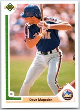 1991 Upper Deck Dave Magadan #177 New York Mets 1991 Hologram