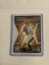 2025 Panini Silhouette Drew Brees Super Bowl XLIV Die-Cut Insert Saints