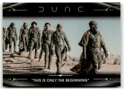 Topps Dune Chrome 2024 No. 90 ''This is Only the Beginning'' Silver Refractor