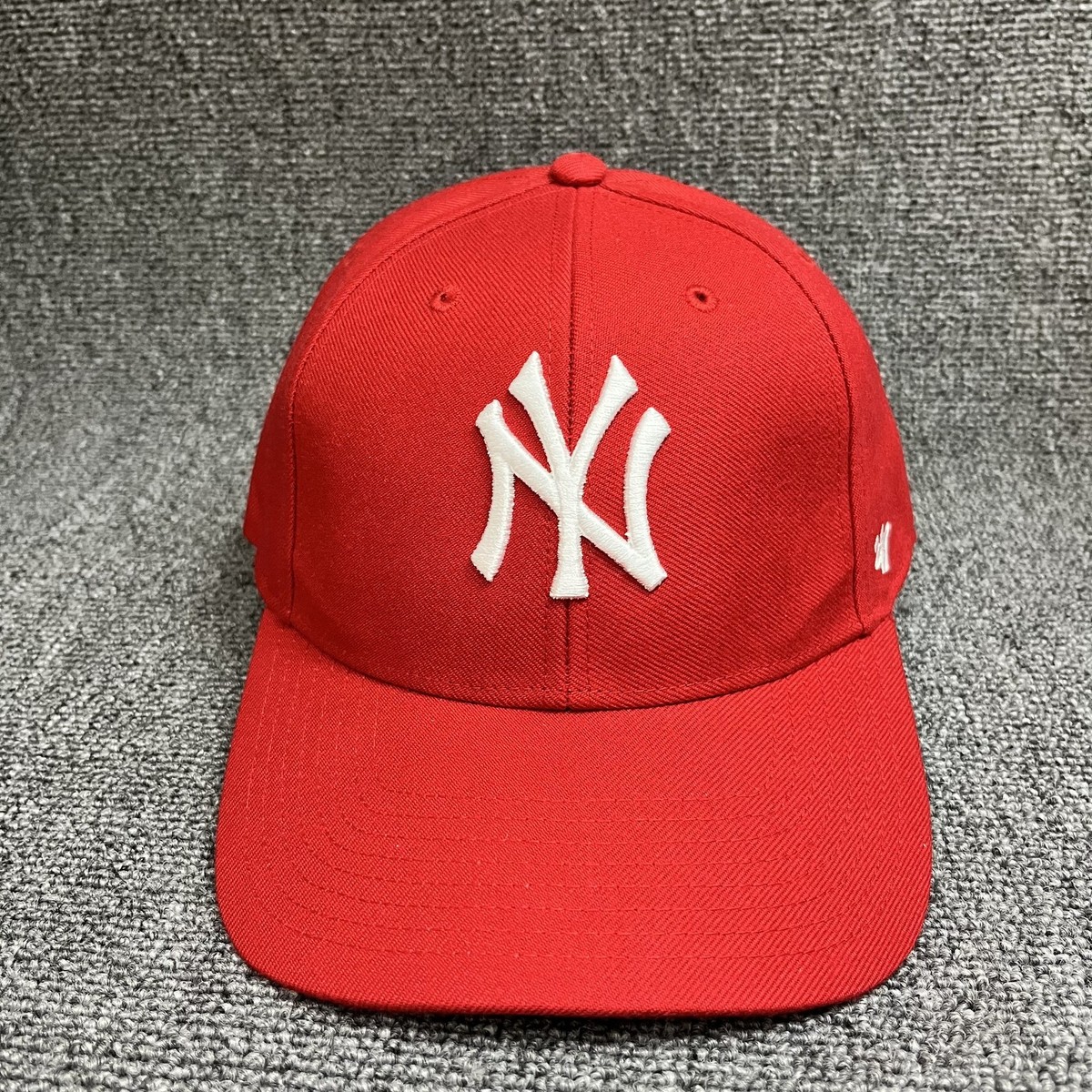 New '47 Brand New York Yankees MVP Red Adjustable Baseball Cap Hat