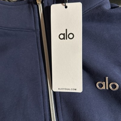 Alo Yoga navy quarter zip pullover Size S | eBay