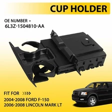 6L3Z1504810AA Dashboard Cup Holder Ash Tray Black For 2006-08 Lincoln Mark LT ED