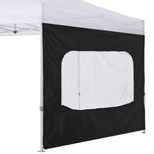 COOSHADE Instant Canopy NetWall 10x10 Canopy SideWall, 1 Pack, Black