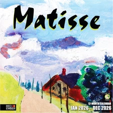 Matisse 2026 Wall Calendar 12 Month | 12" X 24" Open | Thick & Sturdy Paper | Gi