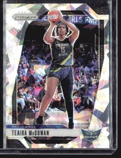 2024 Panini Prizm WNBA #105 Teaira McCowan Ice Prizms