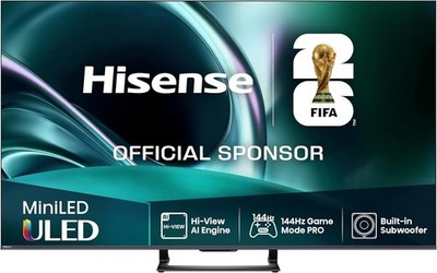 Hisense 75U7Q 75 Zoll 4K Mini LED 144Hz Smart TV NEU & OVP