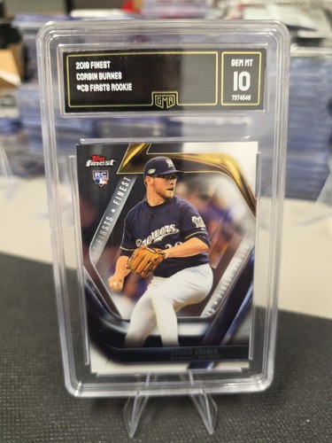 2019 Topps Finest "Finest Firsts" Corbin Burnes Rookie Card - Picture 1 of 2
