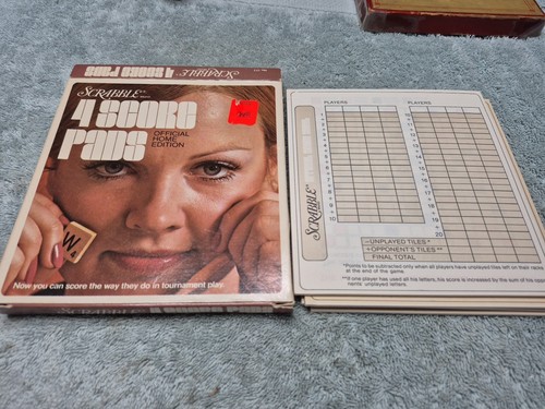 Vintage Scrabble Four 3 .5 Score Pads *NEW IN PACKAGE**