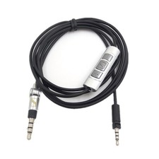 Cable Remote  Mic for Sennheiser Momentum 1.0 2.0 Over-Ear On-Ear Headphones a
