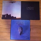 EAGLES: Lot of 3 - Greatest Hits - The Long Run - Debut VG+