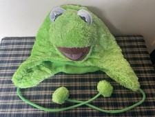 606 DISNEY Kermit The Frog Hat Official Merchandise Halloween Cosplay Pretend