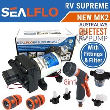 12V Caravan Water Pump High Pressure Self-priming rv Camping Boat 70PSI 20.8L/M