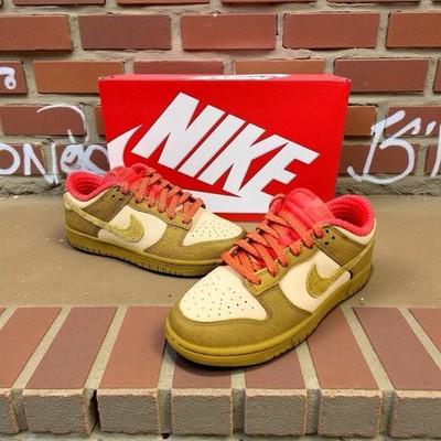  NIKE DUNK LOW BRONZIE SESAME PICANTE RED  SKU#FQ8897-252 SIZE 12W BRAND NEW!