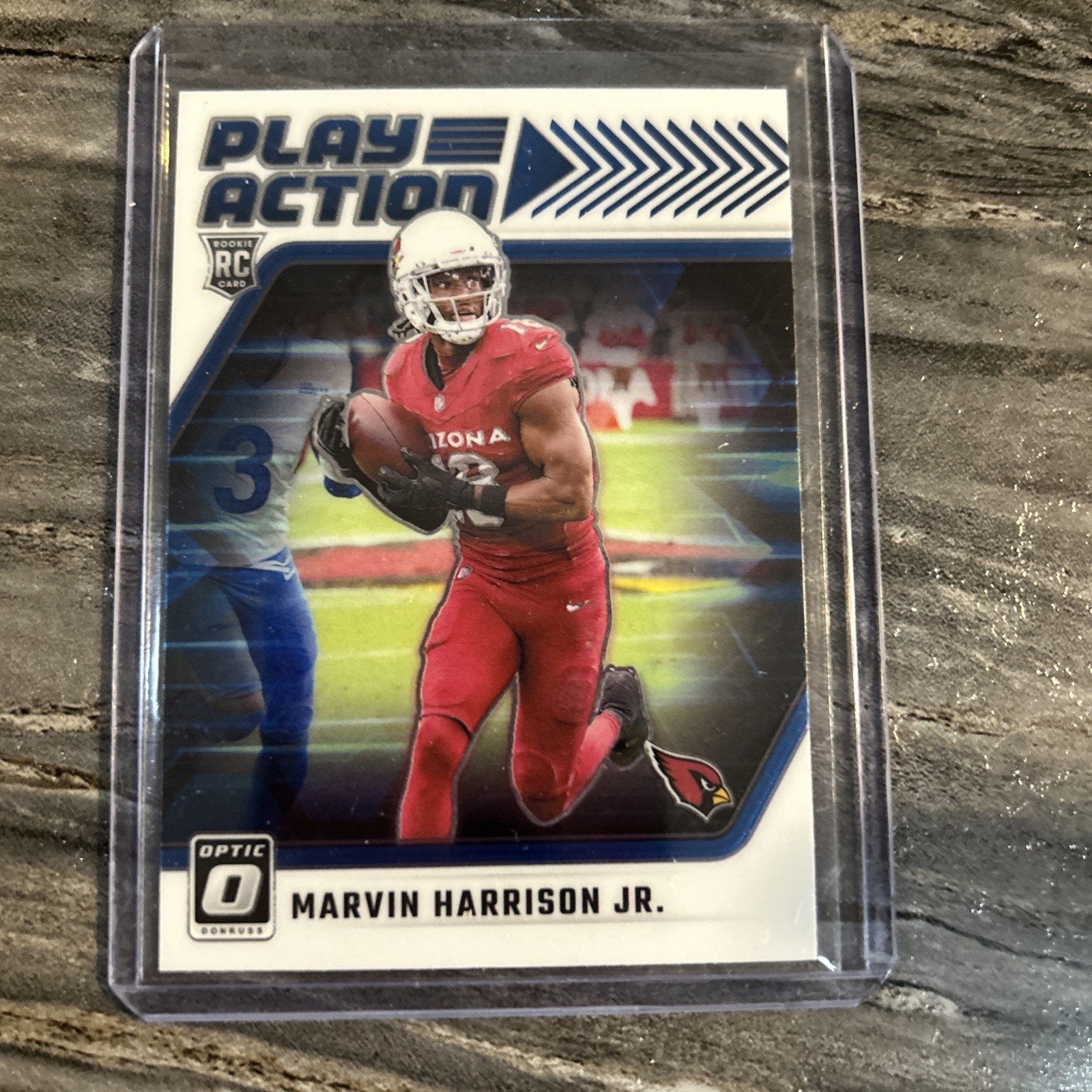 Marvin Harrison Jr. 2024 Donruss Optic #2 Play Action Arizona Cardinals RC