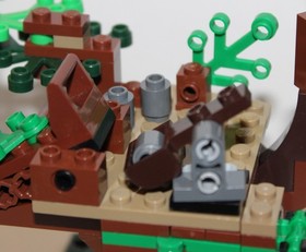 2011 Retired Star Wars Lego set #7956 Ewok Attack 100% complete!