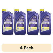 4 pack Royal Purple High Performance Motor Oil 5W-20 Synthetic Motor Oil, 1 Qt 49.56 per gallon