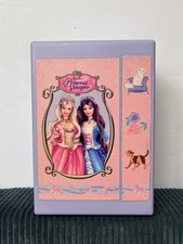 RARE HTF barbie princess and the pauper Carrying Case Storage