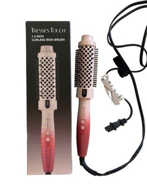 Tresses Touch 1.5 Inch Curling Iron Brush