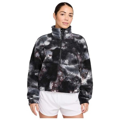 Nike One Therma-FIT Printed HZ Damen Pullover Sweatshirt