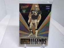 2021 Panini Prestige Living Legends #LL-23 Howie Long Los Angeles Raiders