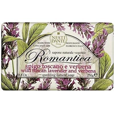 Nesti Dante Romantica Sparkling Natural Soap - Wild Tuscan Lavender & Verbena 25