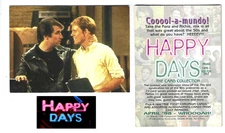 Happy Days Promo Card #1 (1998) Coool-a-Mundo! Duocards Fonz Henry Winkler  - NM