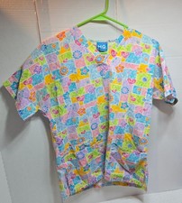 Women's SCRUB H.Q. Multicolor Floral Scrub Top XS