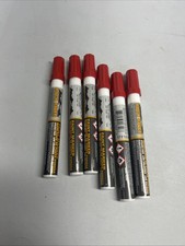 Red Medium Bullet Tip Xylene-Free Rock River  Paint Marker QTY Of 6.  3
