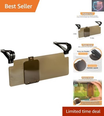 Car Sun Visor Extender, Day & Night Auto Polarized Sun Blocker, HD Anti-Glare...