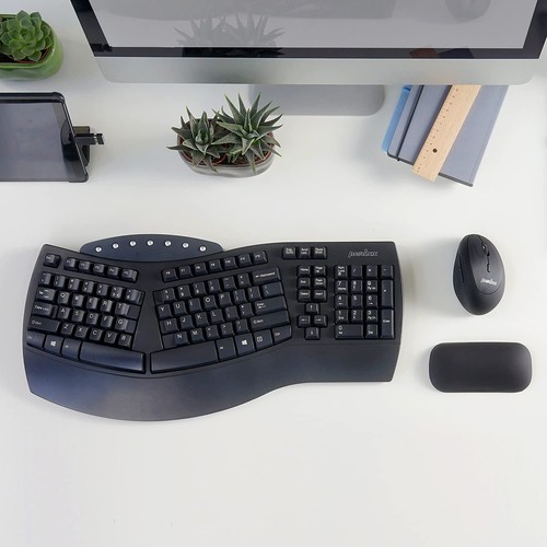 Perixx Perimice-719 Small Ergonomic Mouse Silent Design Black_ - 第 2/7 張圖片