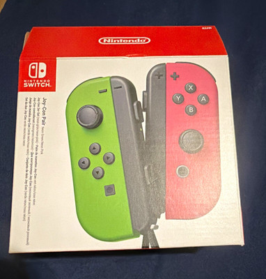 Nintendo Joy-Con Set L/R kabellos Bewegungssteuerung Grün/Rot